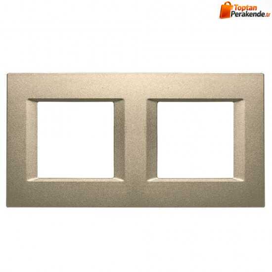 Viko Panasonic Thea Optima Bronz 2X2M Çerçeve